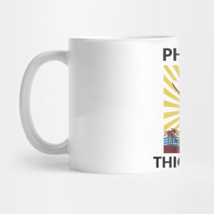 Retro Surfer Phuket Thighland Mug